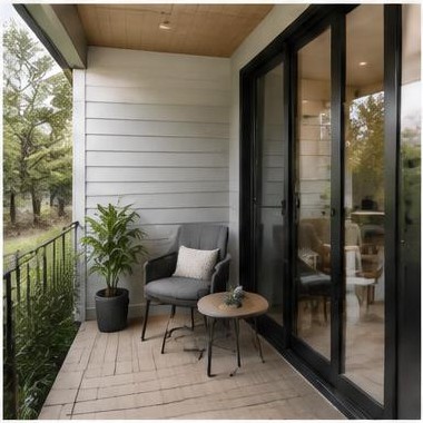 Covered terrace