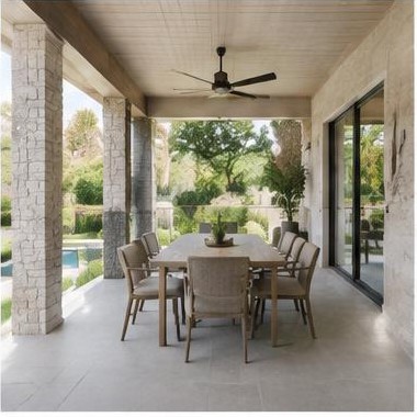 Covered terrace