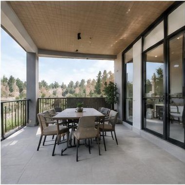 Covered terrace
